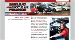 Desktop Screenshot of helloautofinance.com